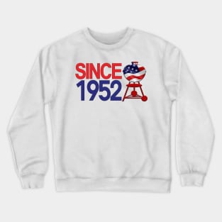 Grill Giants Since1952 USA Front Print Crewneck Sweatshirt